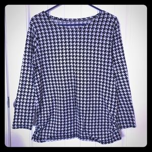 Houndstooth top